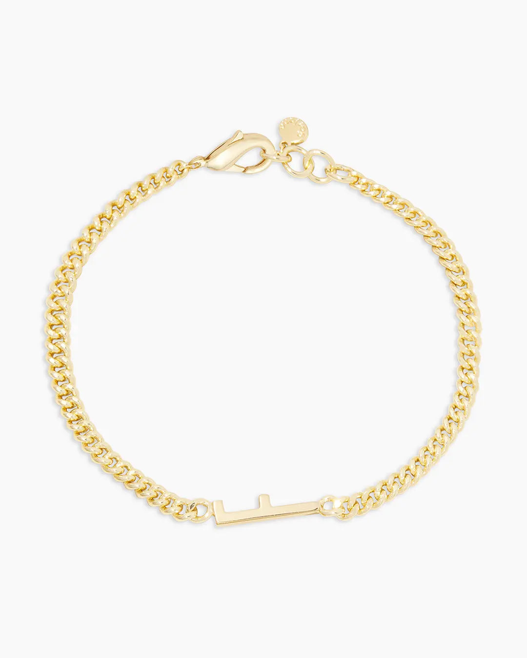 Wilder Alphabet Bracelet Gold-F One Size