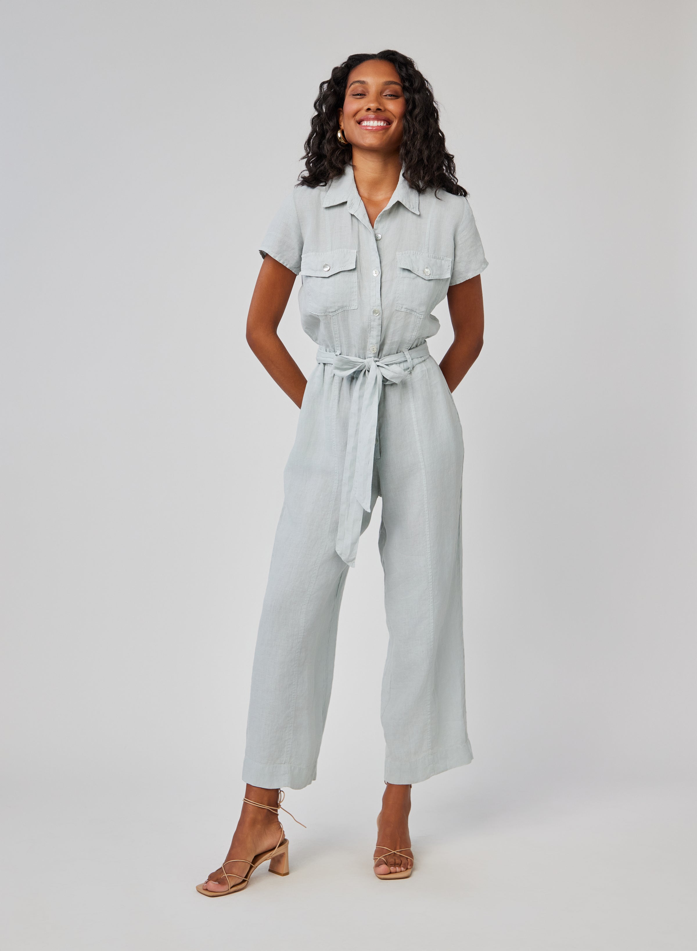 SEAMED JUMPSUIT