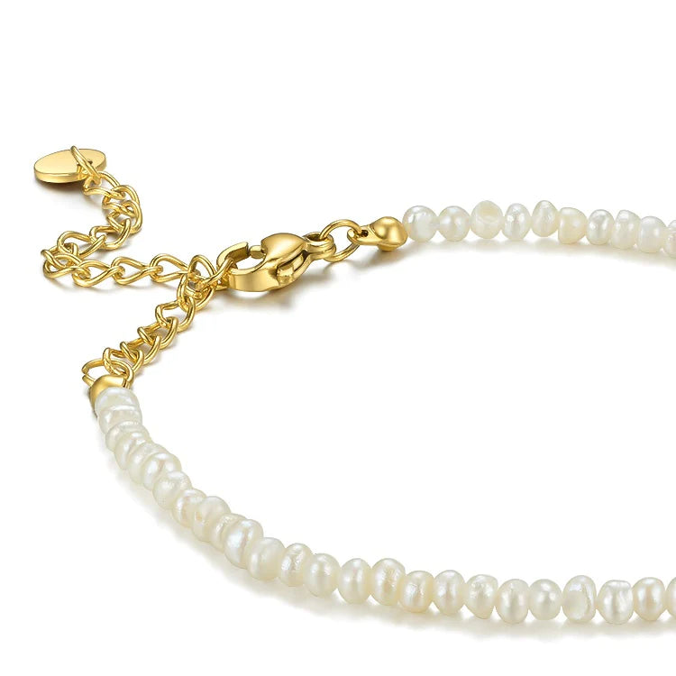 Dainty Pearl Bracelet One Size