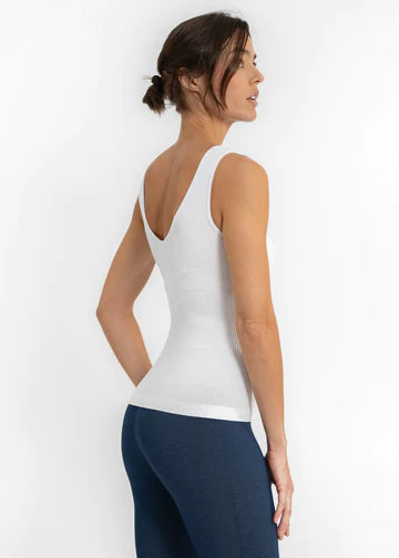 Ribbed V-Neck/Scoop Neck Tank