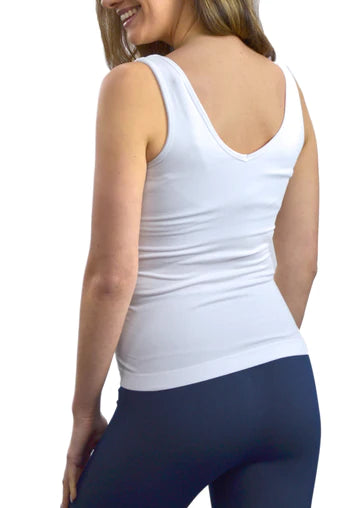 Built In Bra V-Neck/Scoop Neck
