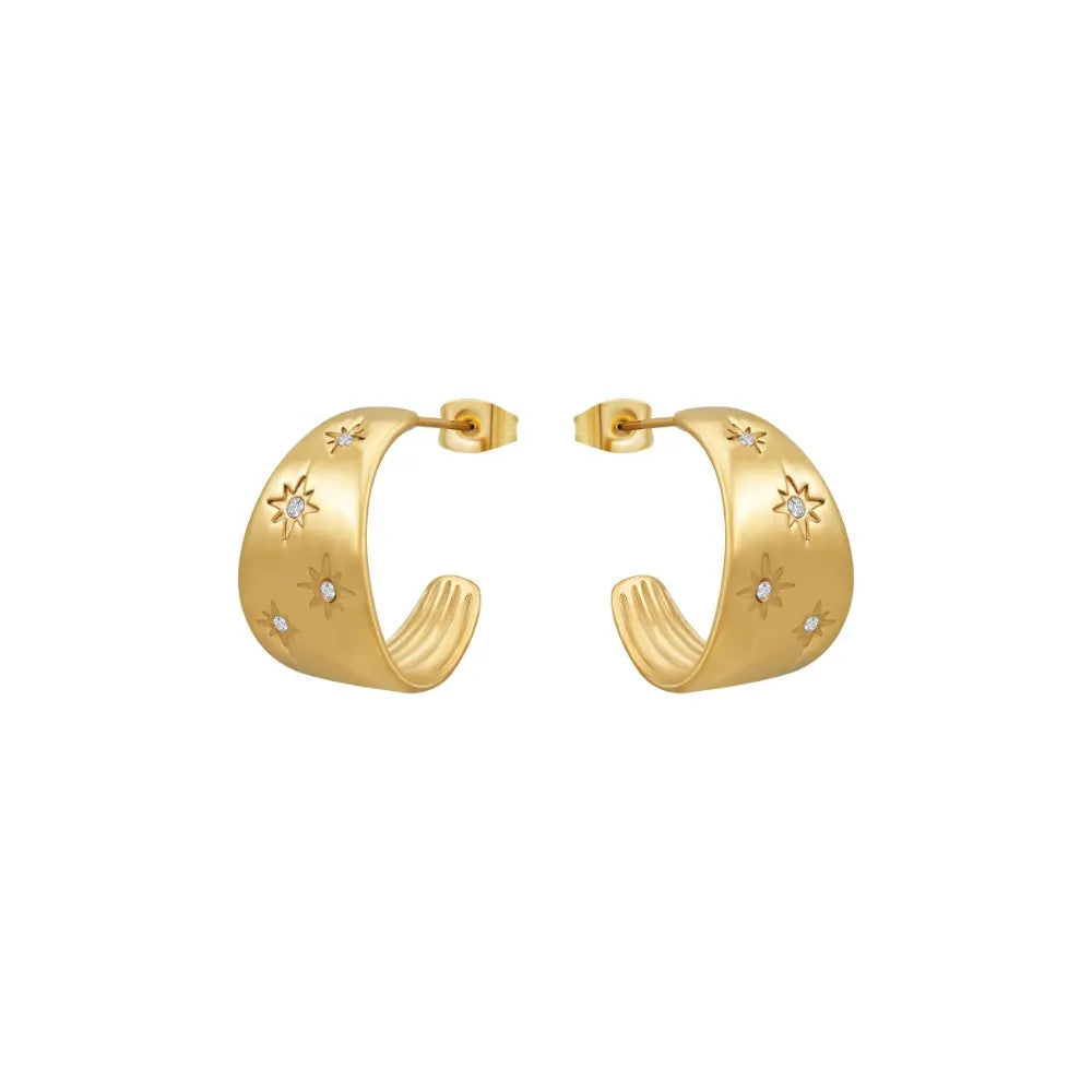 Avixee Alina Earrings 18k Gold Plated