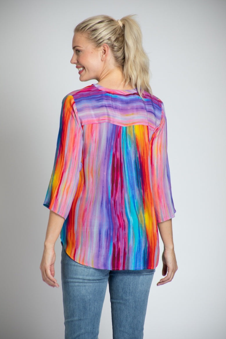 Rainbow Pullover With Tassels