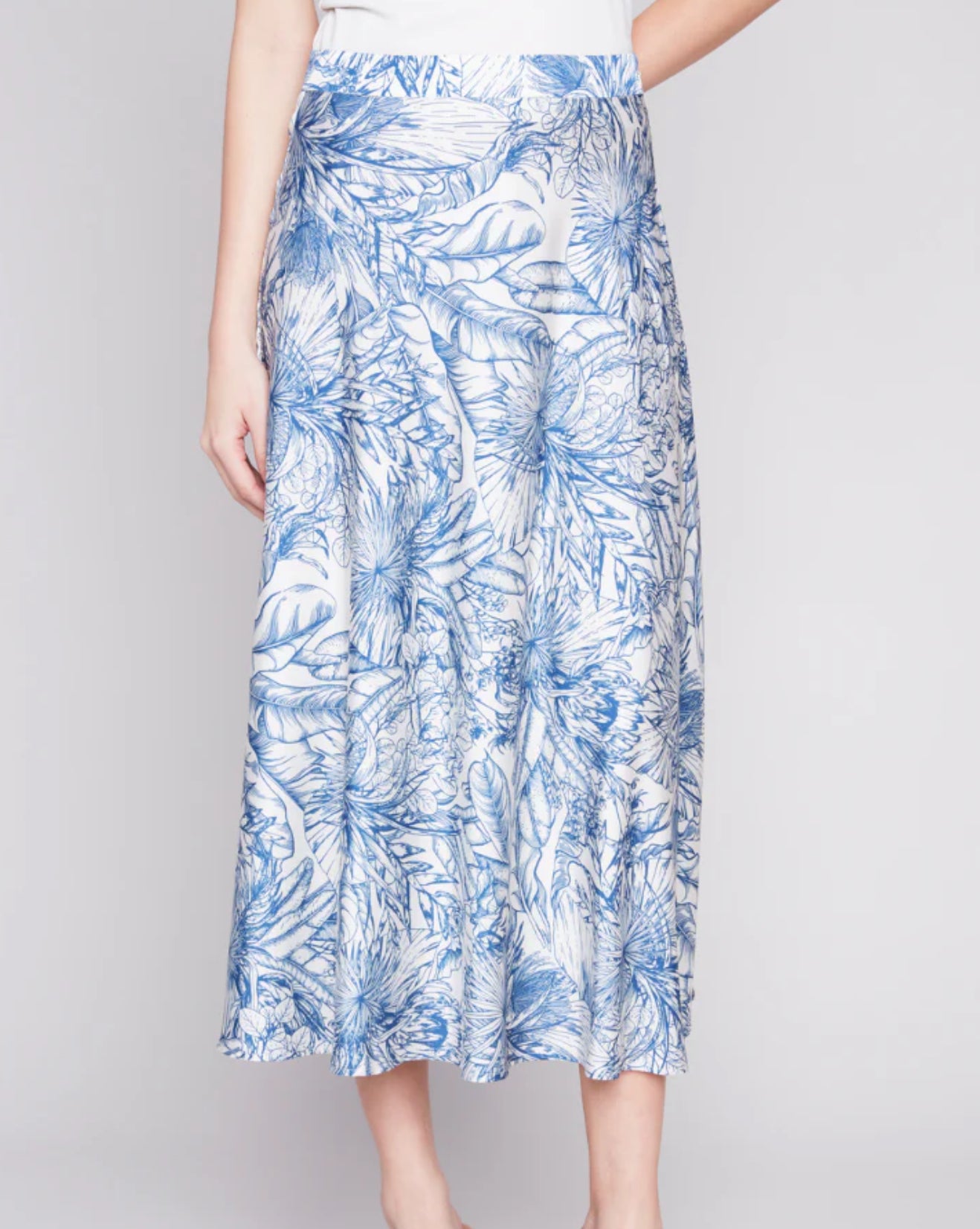 CITY JUNGLE WOVEN FULL SKIRT