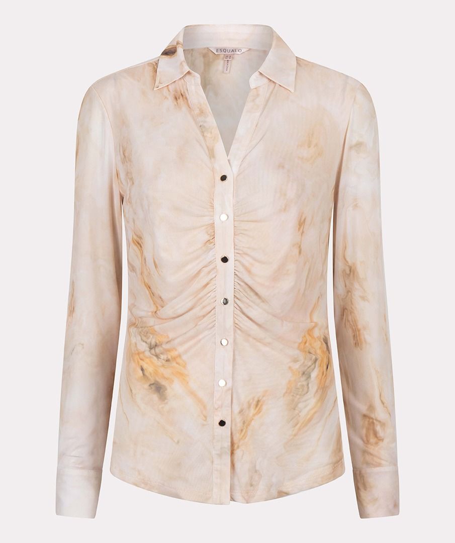 Mesh Marble Blouse