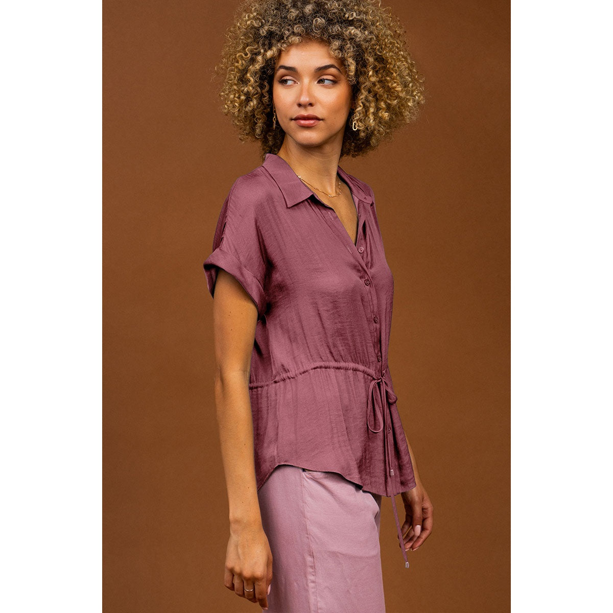 Bailey Button Up Shirt W/Belt