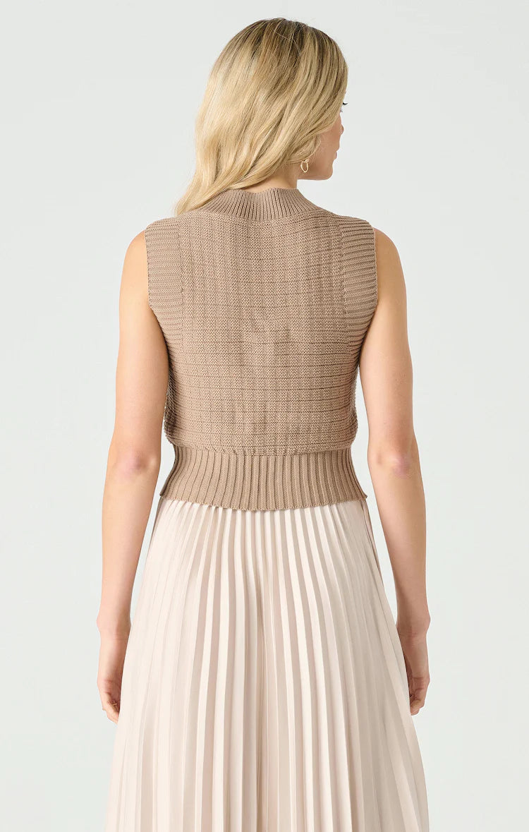 Sadie Textured Sweater Tank