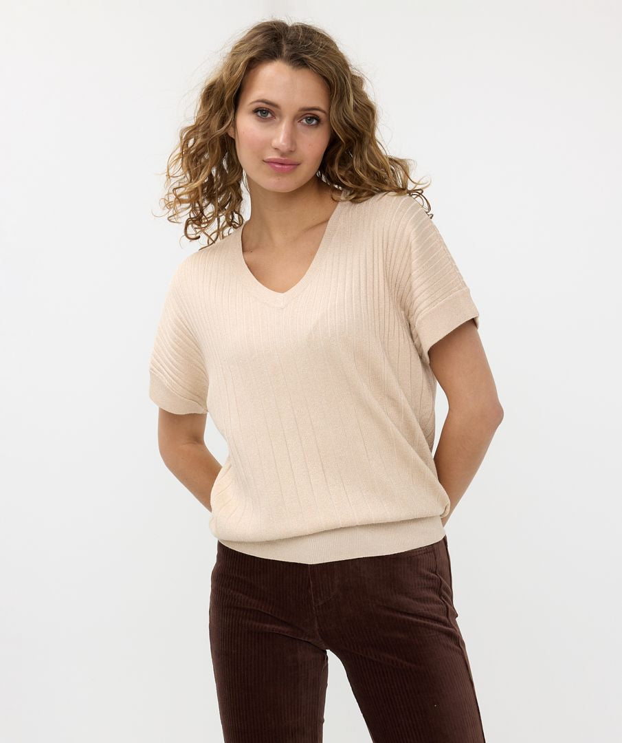 Lurex Grain Top