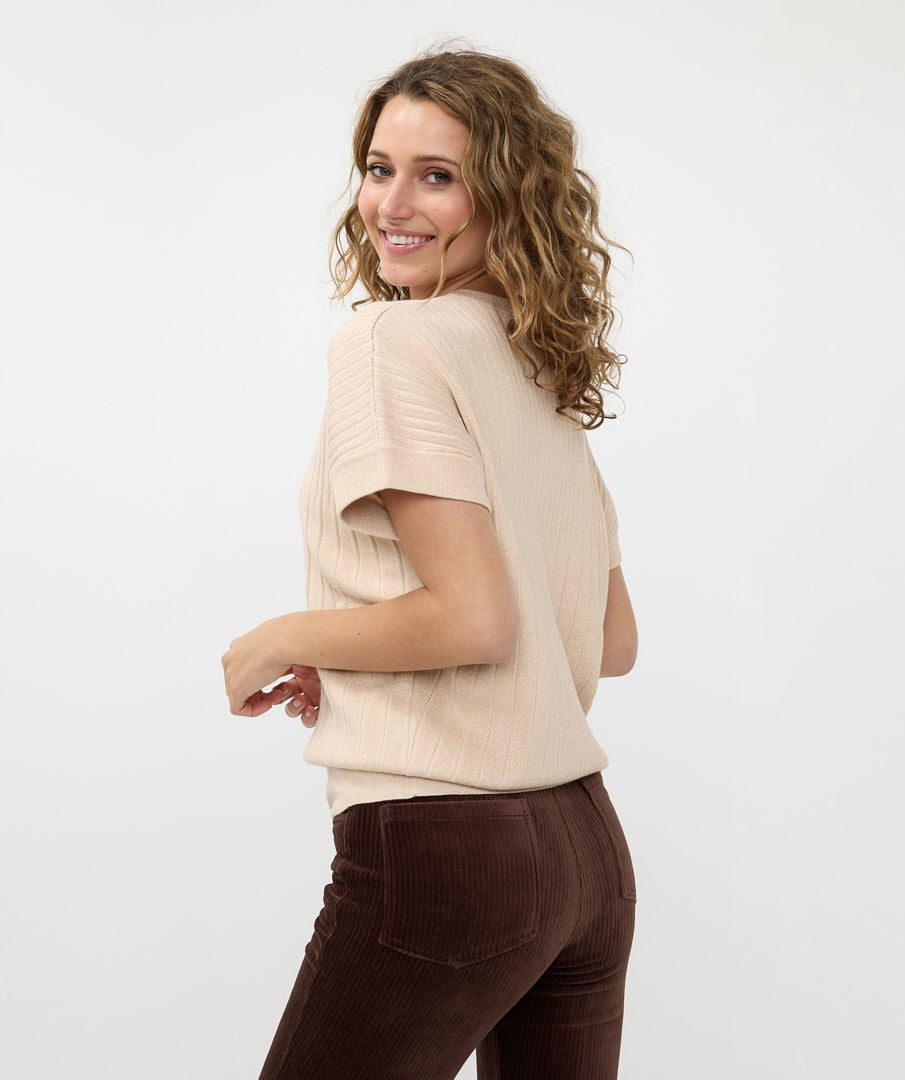 Lurex Grain Top
