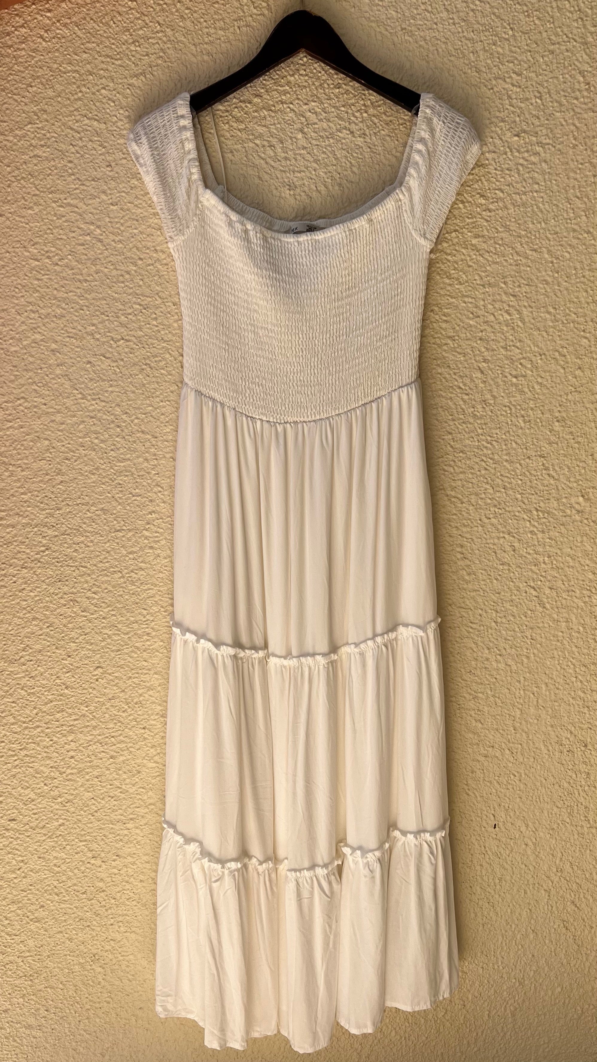 SS Smocked Tiered Maxi Dress