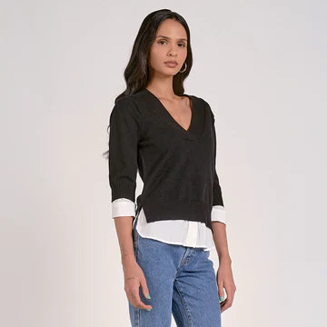 V Neck LA T Sweater