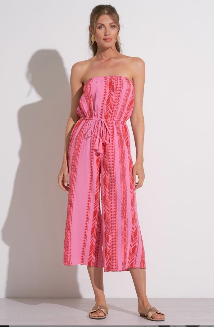 2-Tone Strapless Romper