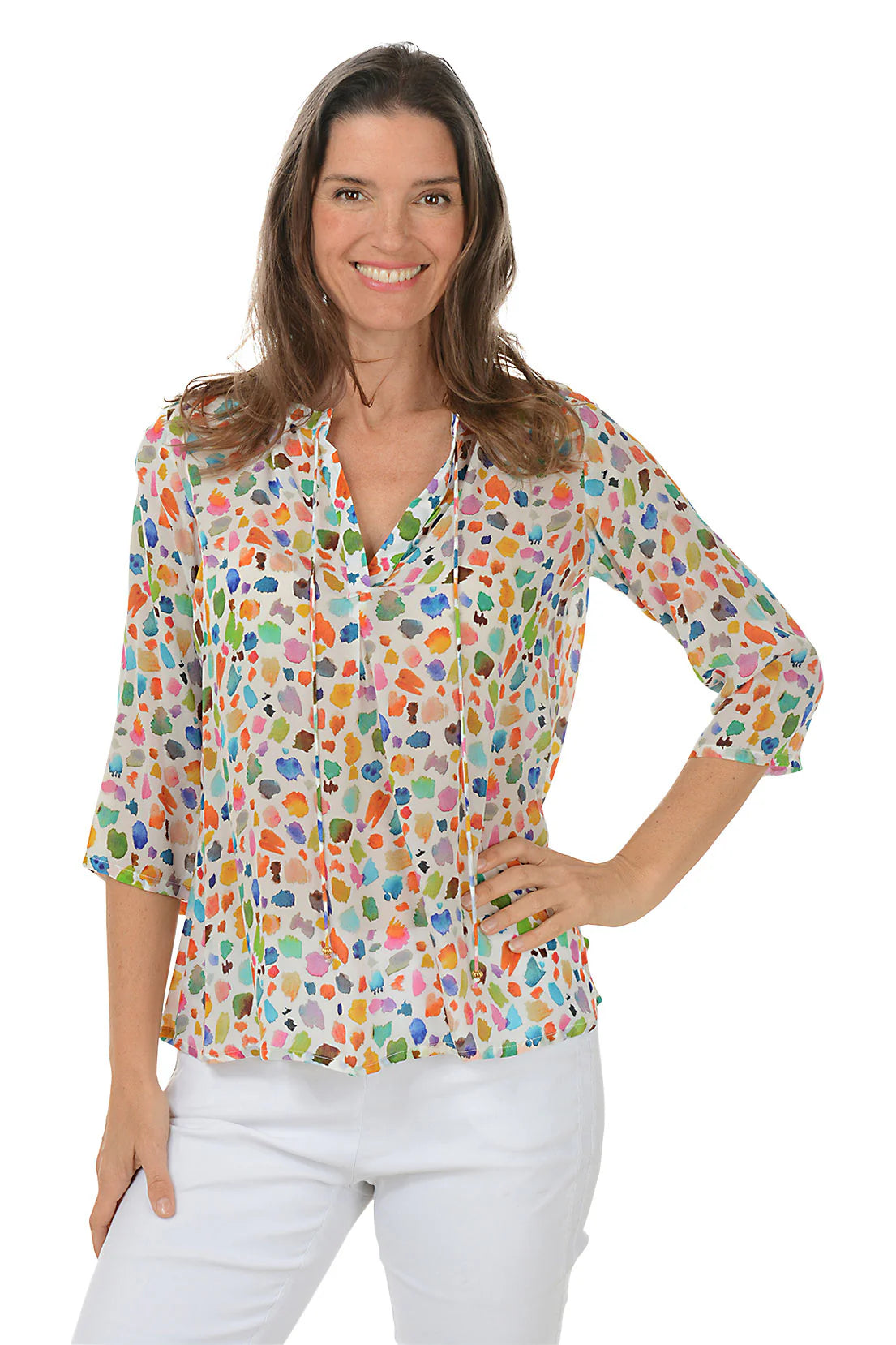Rainbow Dot Top