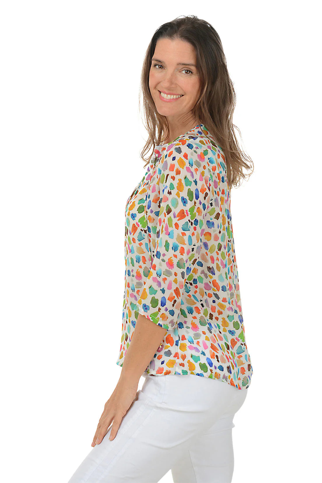 Rainbow Dot Top