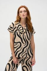LDS Mixed Media Swirl Top
