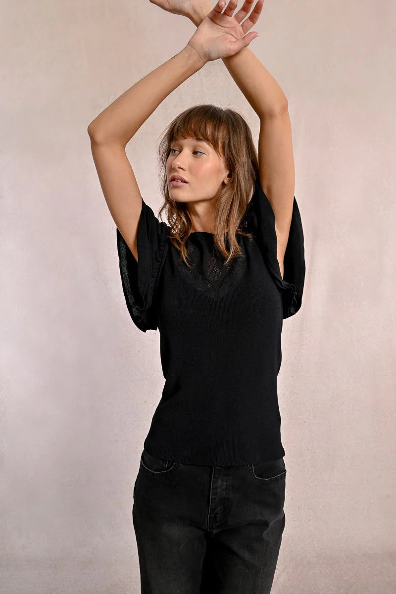 LADIES KNITTED TOP