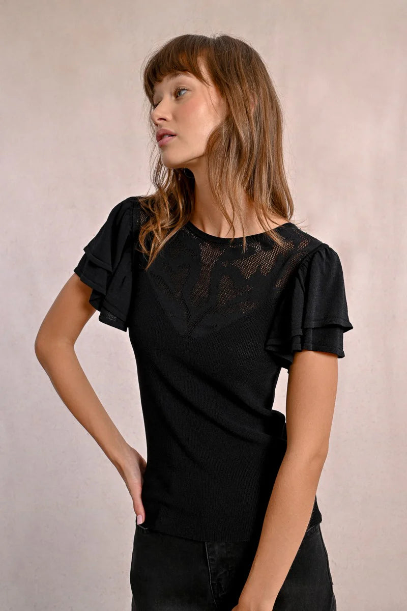 LADIES KNITTED TOP