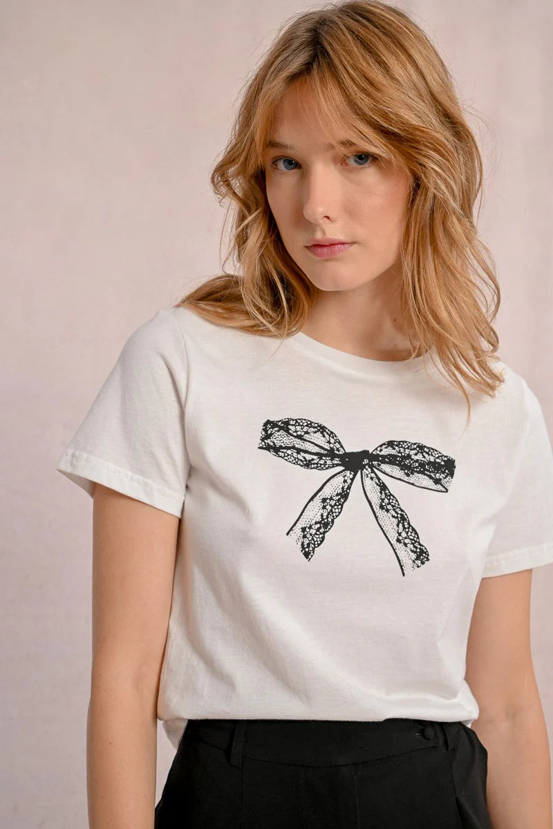 LADIES KNITTED TEE