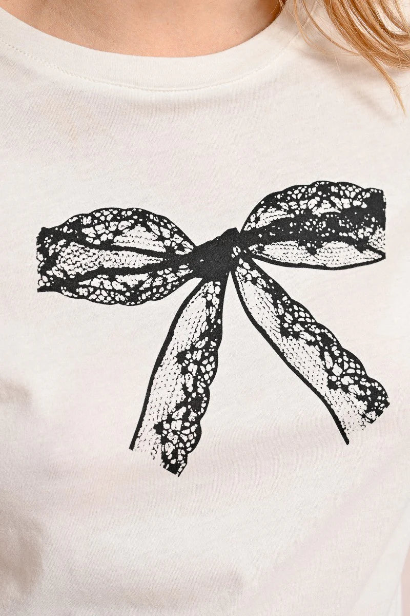 LADIES KNITTED TEE