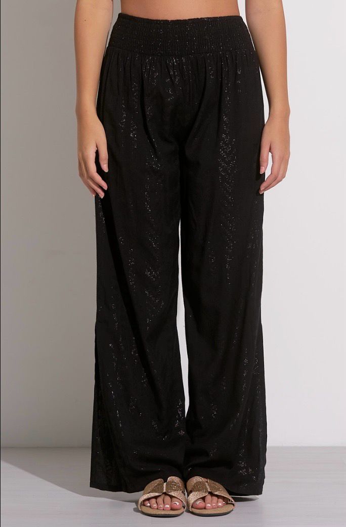 Shine Elastic Slit Pant