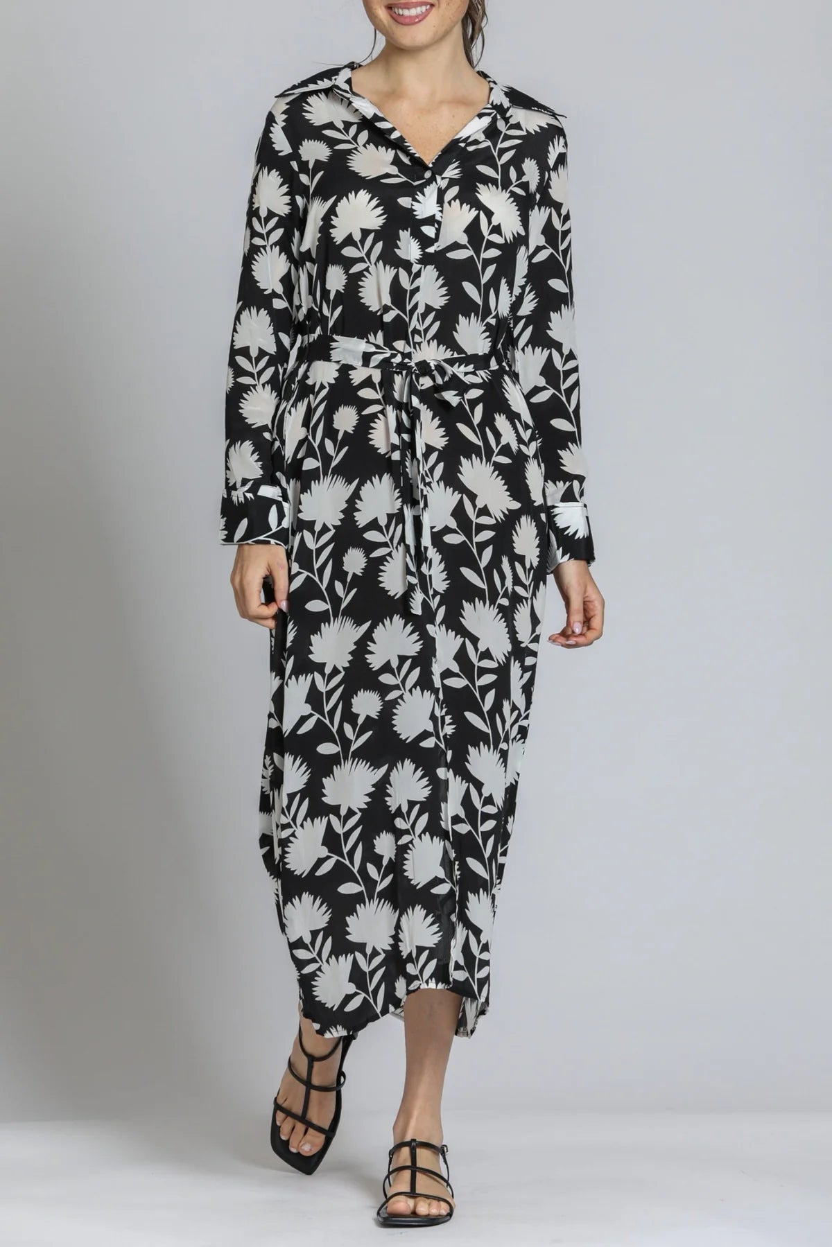 Tropical Leaves Maxi Dress