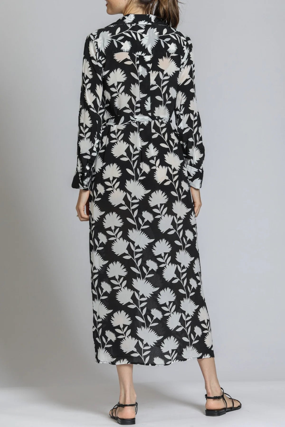 Tropical Leaves Maxi Dress