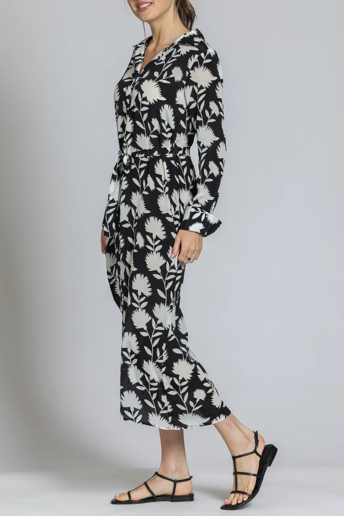 Tropical Leaves Maxi Dress