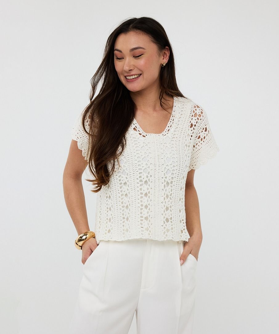 Knit Cropped Top