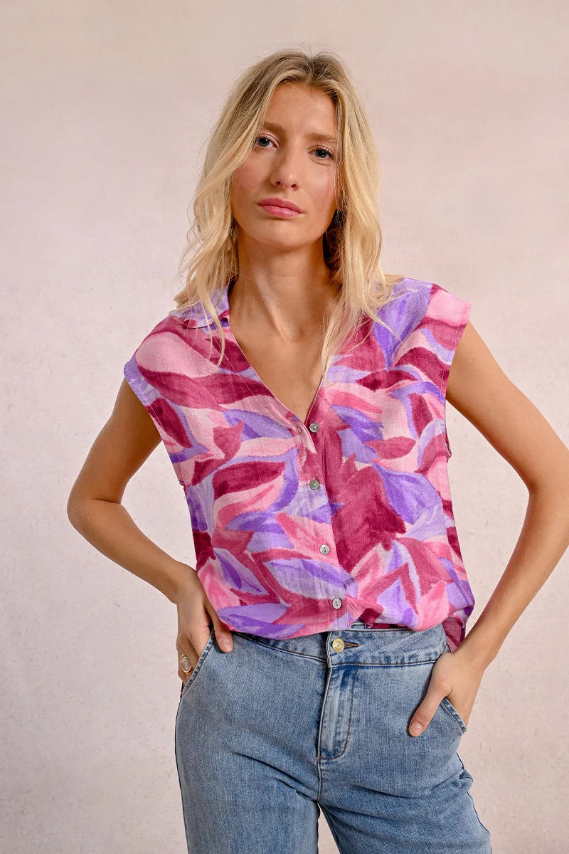 LADIES WOVEN TOP