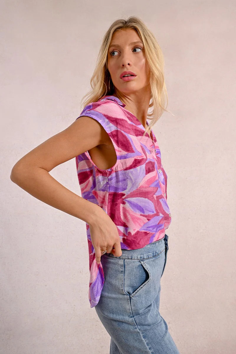 LADIES WOVEN TOP