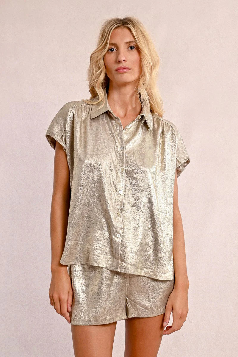 LADIES WOVEN SHIRT
