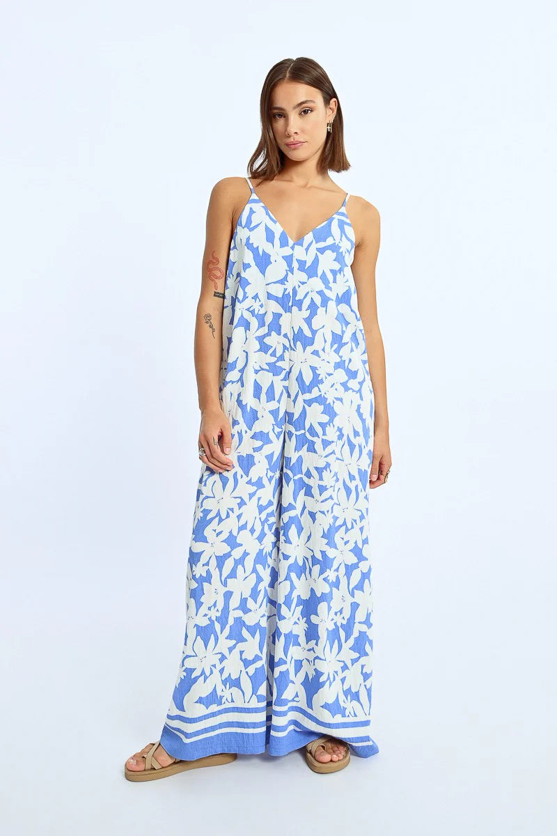 YOUNG LADIES WOVEN JUMPSUIT