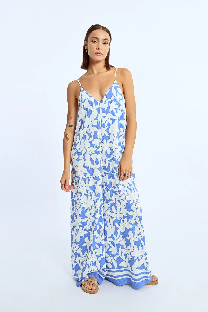 YOUNG LADIES WOVEN JUMPSUIT