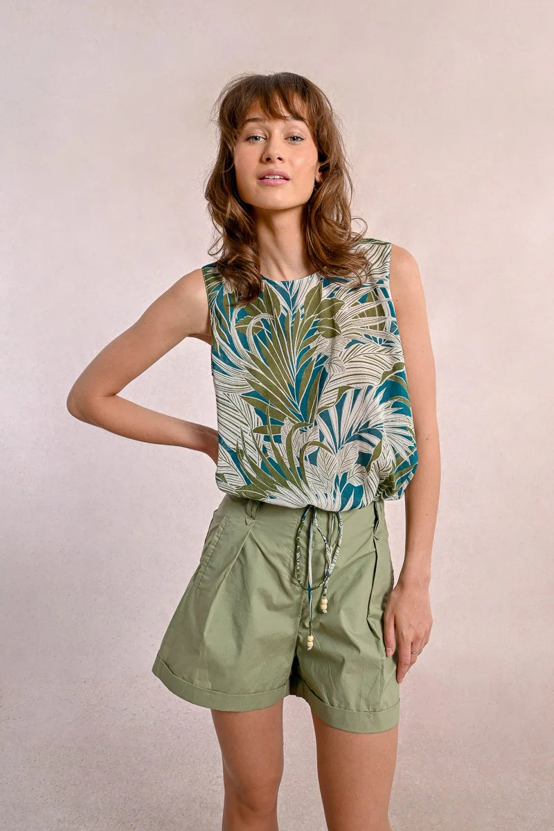 LADIES WOVEN TOP