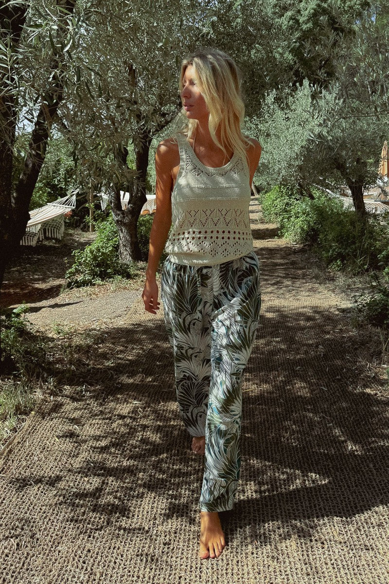 LADIES WOVEN PANTS