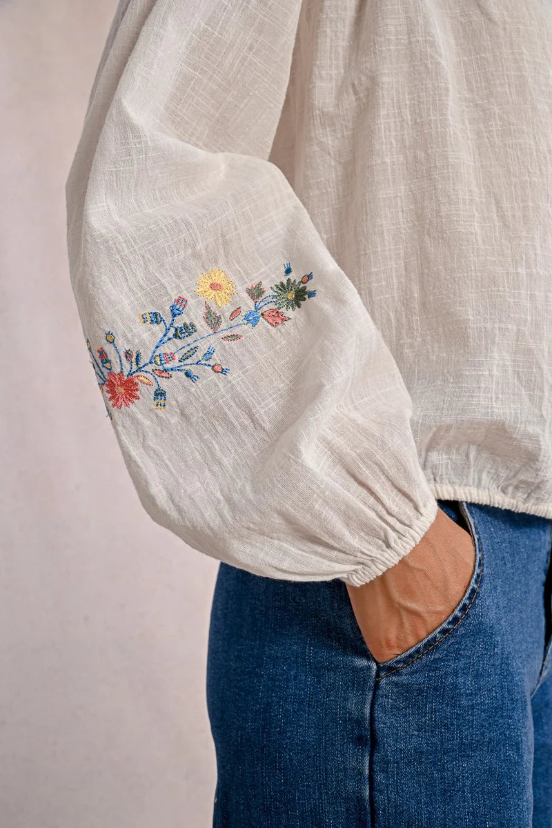 LADIES WOVEN BLOUSE