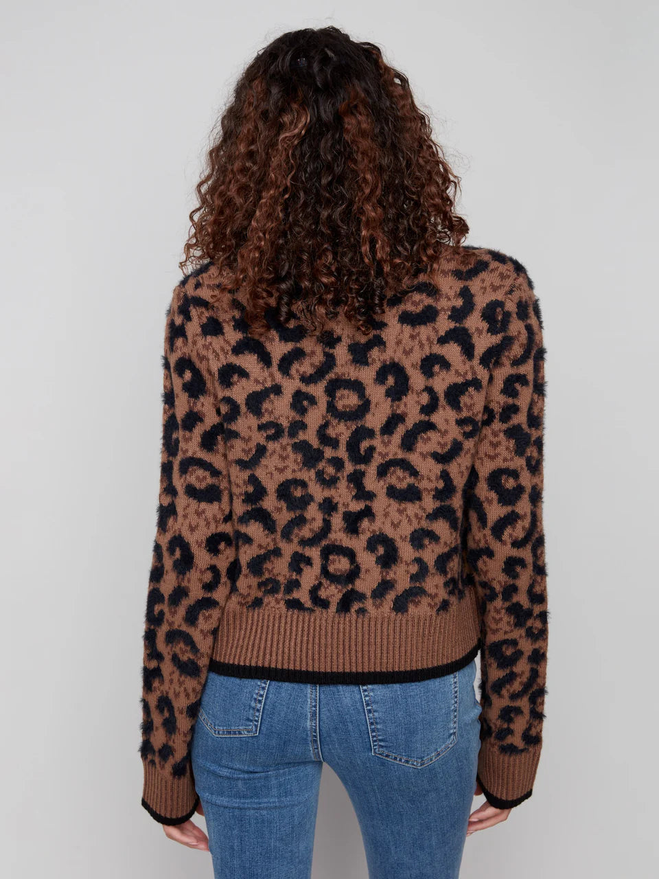Jacquard Bow Sweater