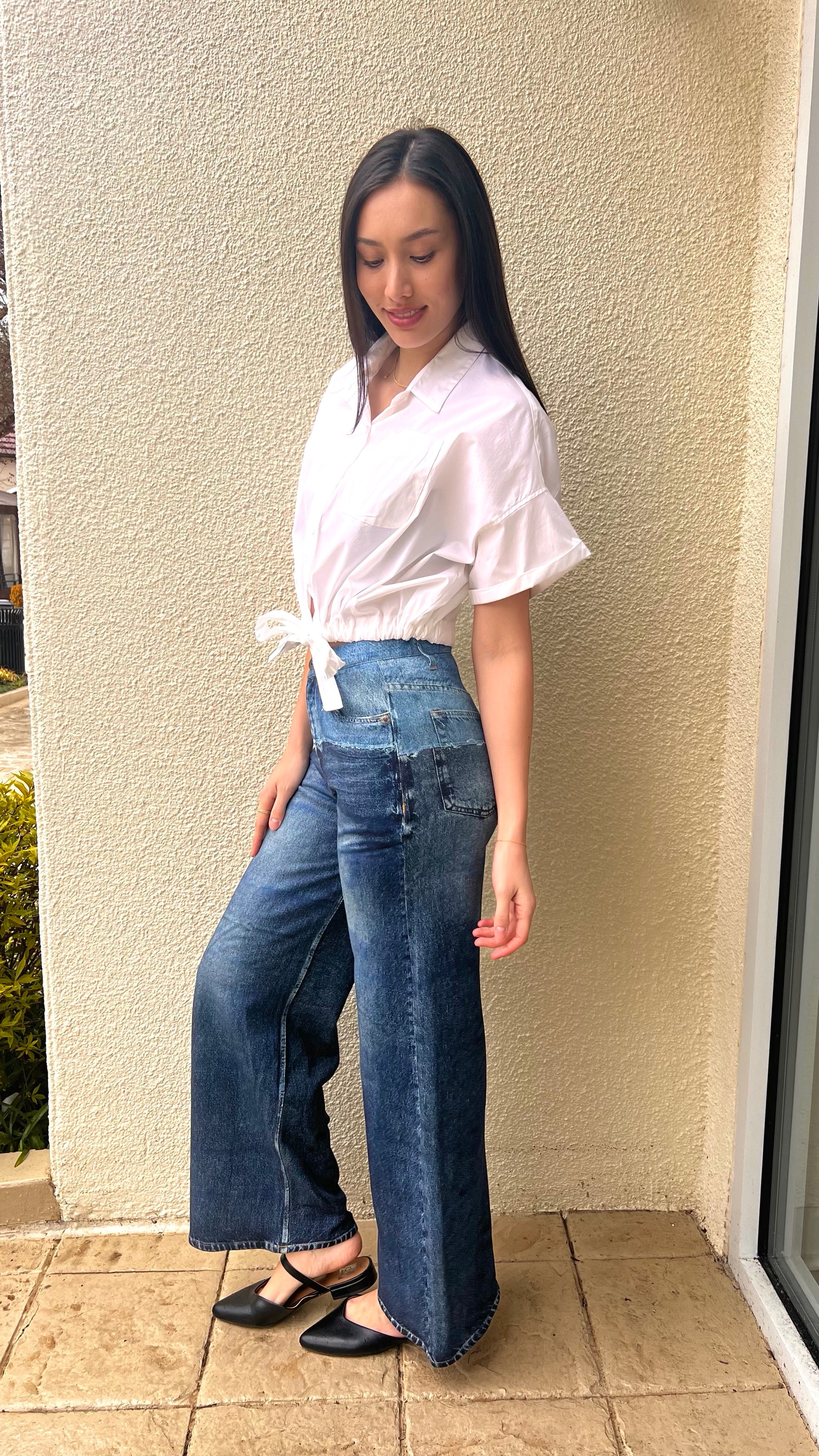 Charlie Button Down Tie Top