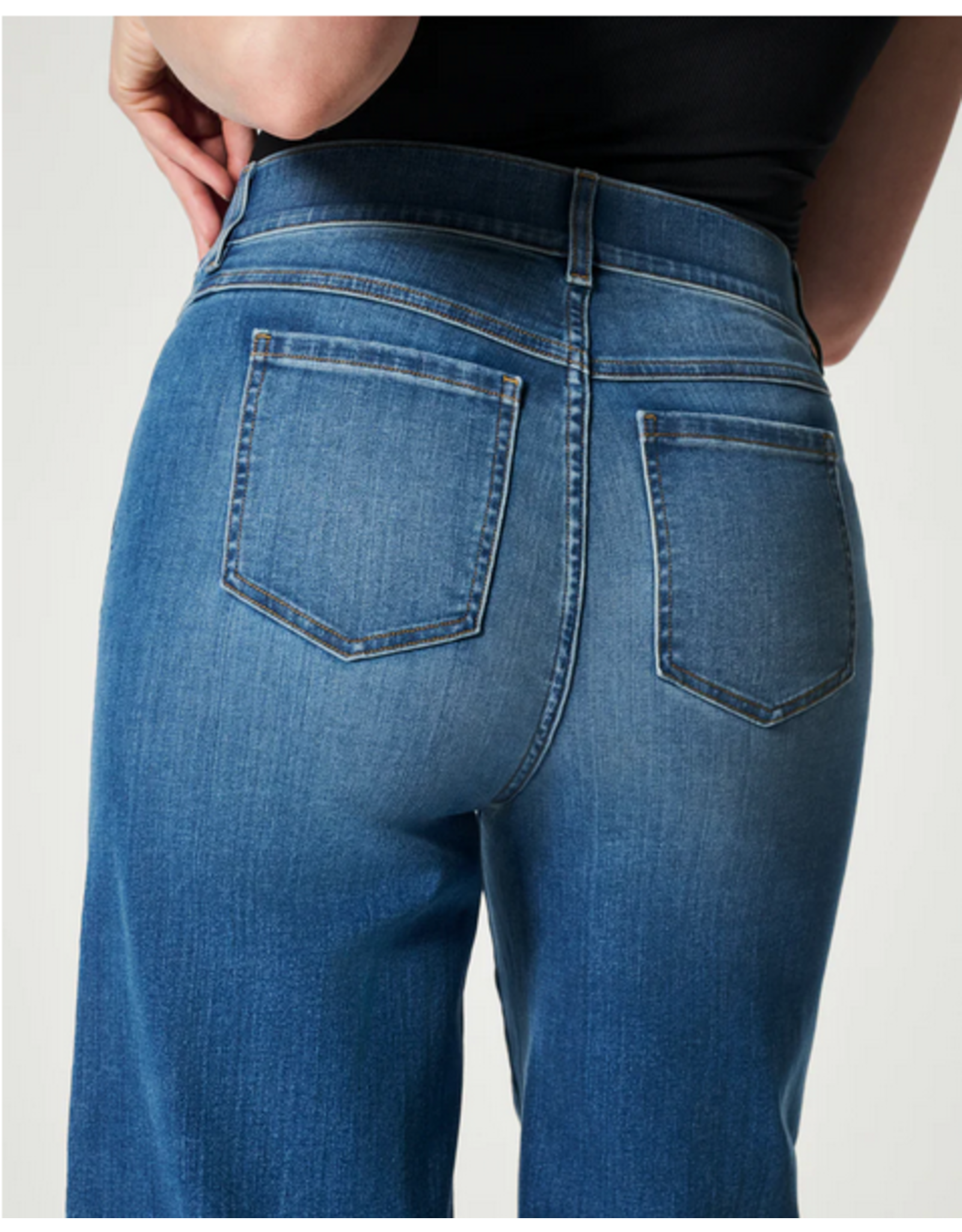 Seamed Front Wide Leg Vintage Indigo