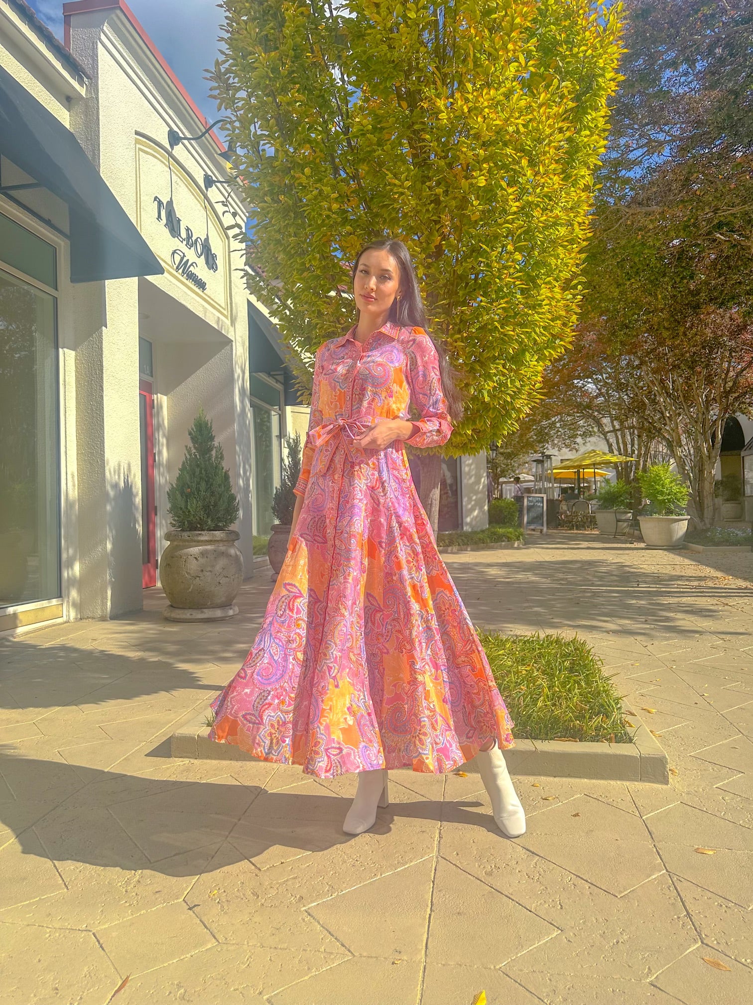 Pink Lady Button Down Dress