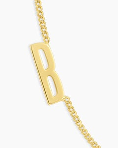 214-112k-G- Wilder Alphabet Necklace