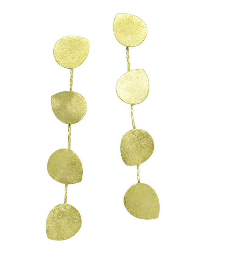 Nadine Four Leaves Earring18kt Gold PlatedOne Size