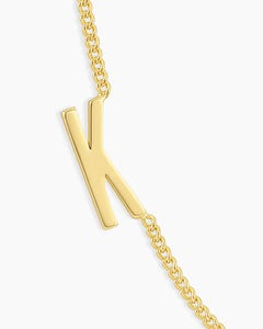 214-112k-G- Wilder Alphabet Necklace