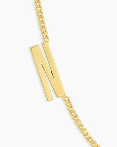 214-112k-G- Wilder Alphabet Necklace