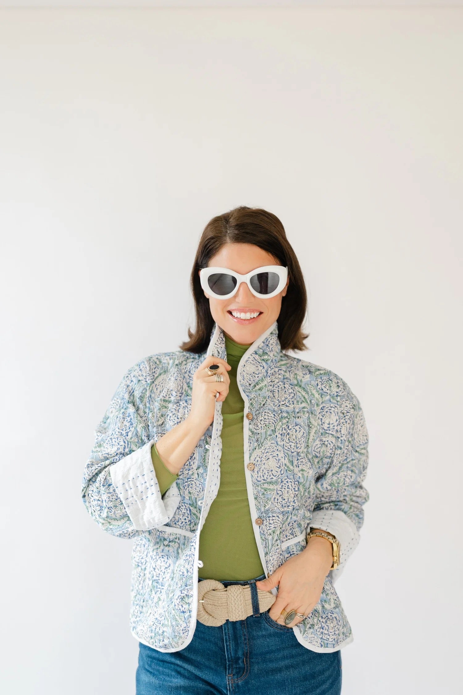 Sunny Birdie Quilted Jacket