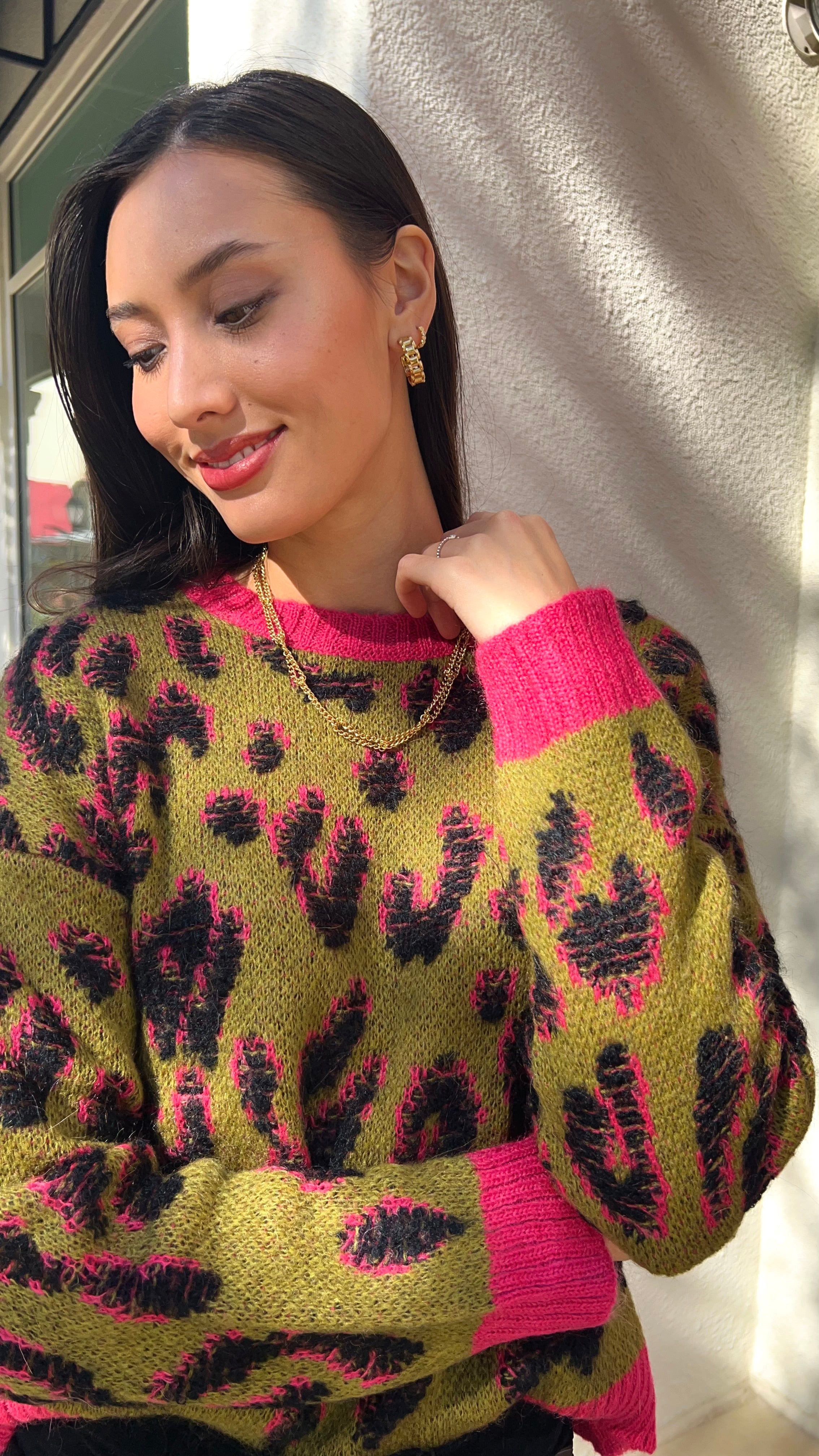 Zamara Printed Sweater