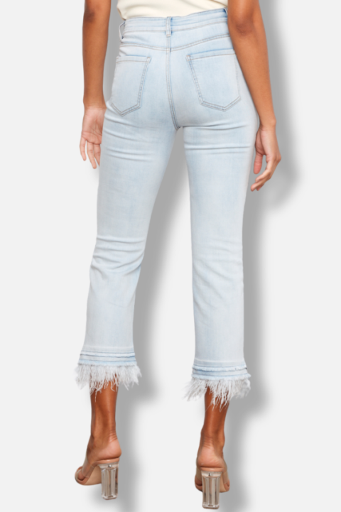 Stretch Denim Flare Pant