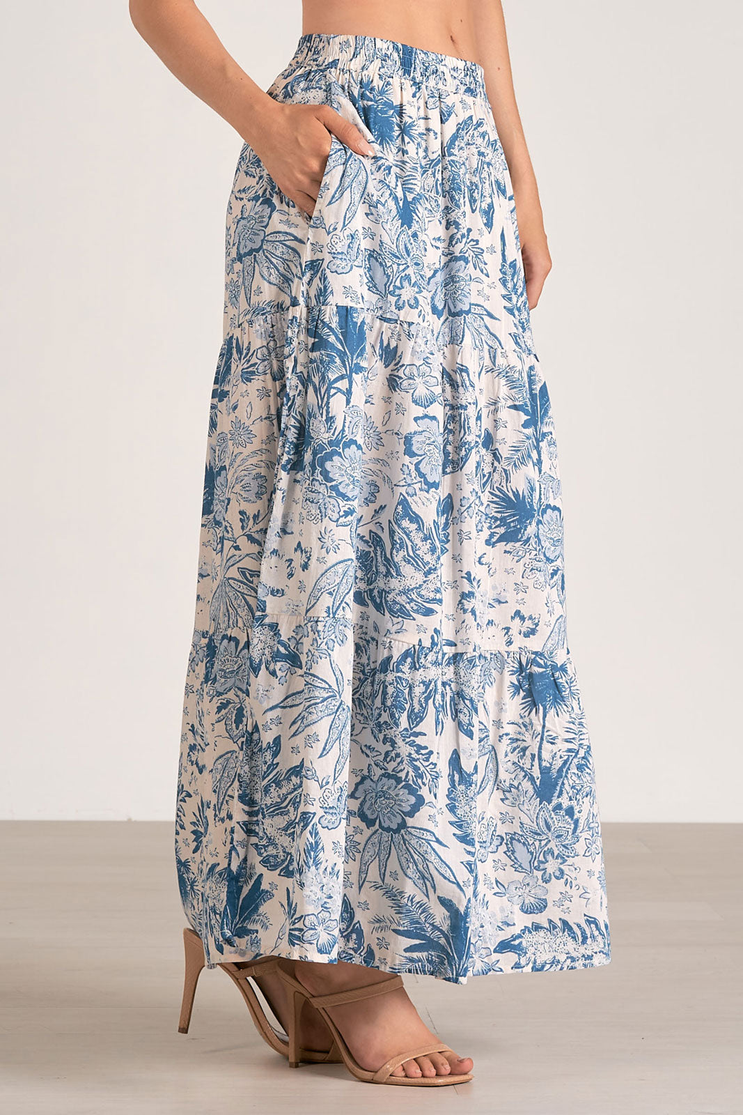 Tropic Floral Maxi Skirt