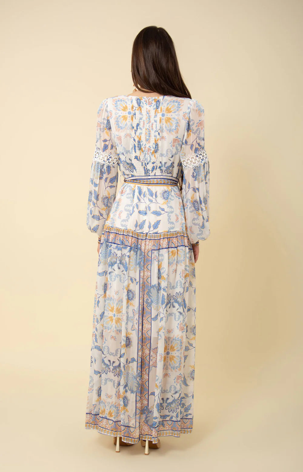 Georgette L/S Maxi Dress