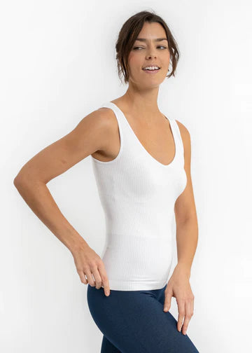 Ribbed V-Neck/Scoop Neck Tank